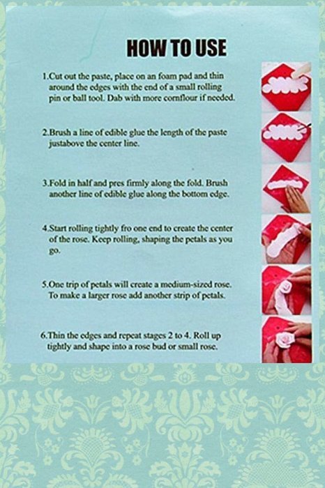 Sugar and Spice Kitchens Rose Fondant Cutters Edible Decorations PRO Cake Decorating Gum Paste Flowers Rose Kit... N4