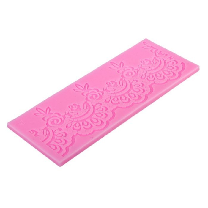 Sugarcraft Cake Decoration tool Rose Scalloped lace drop Border Icing fondant Silicone Mold Mould Lace Shaped... N4