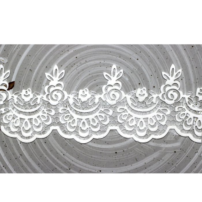 Sugarcraft Cake Decoration tool Rose Scalloped lace drop Border Icing fondant Silicone Mold Mould Lace Shaped... N7