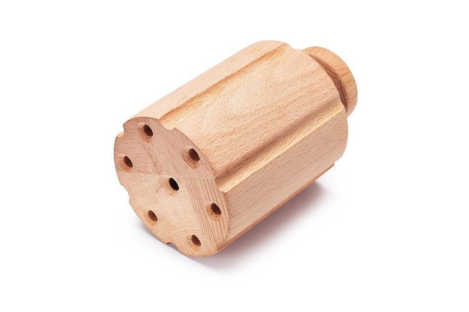 Paul Hollywood British Pork Pie Dolly Mold, Large Beechwood N2