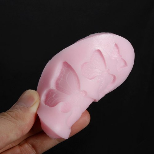 3 Holes Butterfly Silicone Cake Mold N2