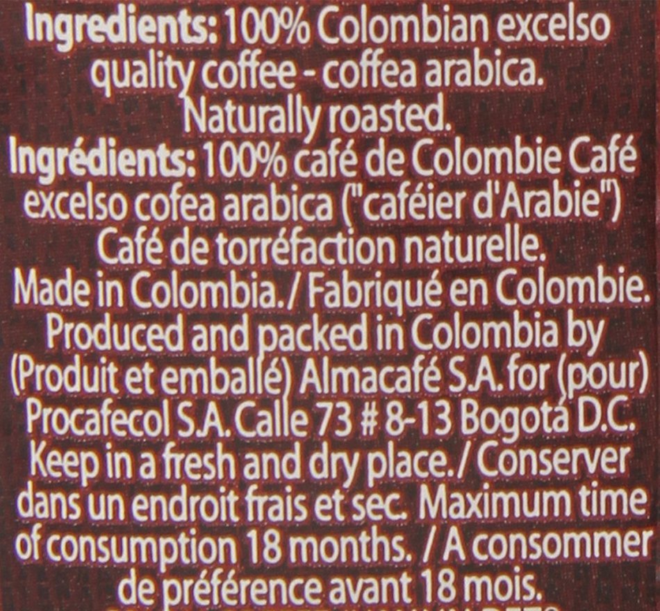 Juan Valdez Premium Colombian Coffee, Colina, 10-Ounce N5