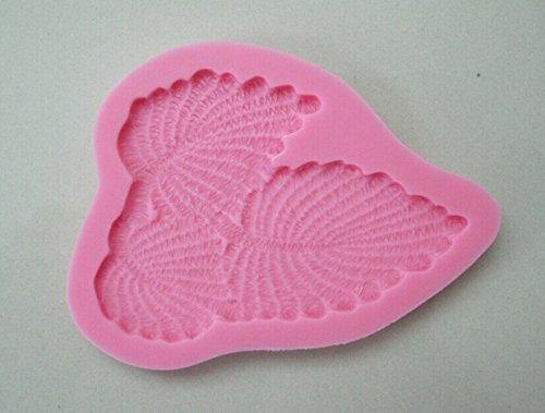 HSE Beautiful leaf shape Chocolate Candy Jello 3D silicone Fondant Lace Mold Mould cake decoration/ tools