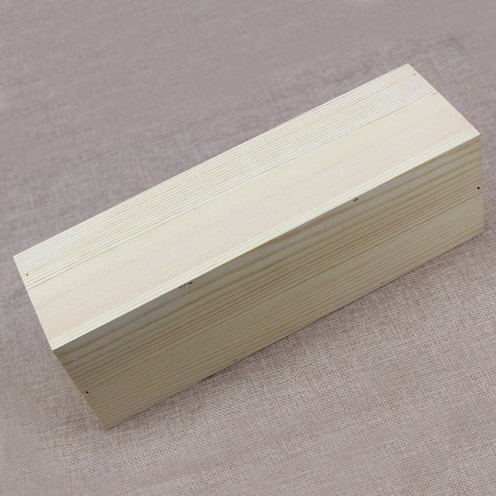 UNIHA Silicone Soap Mold Wooden Box DIY Tools Toast Loaf Baking Cake Molds(L) N7