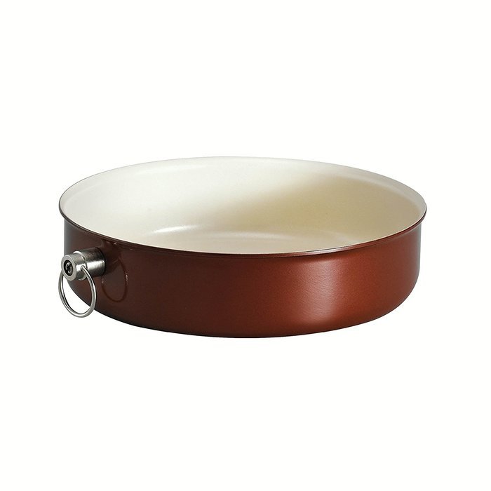 Tramontina 80110/052DS Style Ceramica 01 Round Baking Dish, 9.5-Inch, Metallic Copper