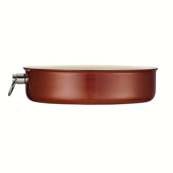 Tramontina 80110/052DS Style Ceramica 01 Round Baking Dish, 9.5-Inch, Metallic Copper N2
