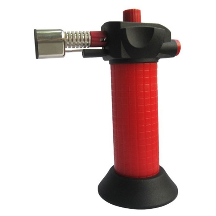 NJORD Culinary Torch Lighter, Creme Brulee Cooking, Chef Professional Flambeau Safety & Butane Fuel Gauge