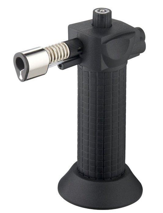 NJORD Culinary Torch Lighter, Creme Brulee Cooking, Chef Professional Flambeau Safety & Butane Fuel Gauge N2