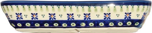 Polish Pottery Baking Dish 8 Inch X 10 Inch From Zaklady Ceramiczne Boleslawiec 370-296a Classic Pattern N3