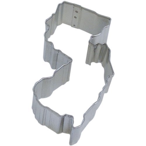 State of New Jersey Tin Cookie Cutter 4"