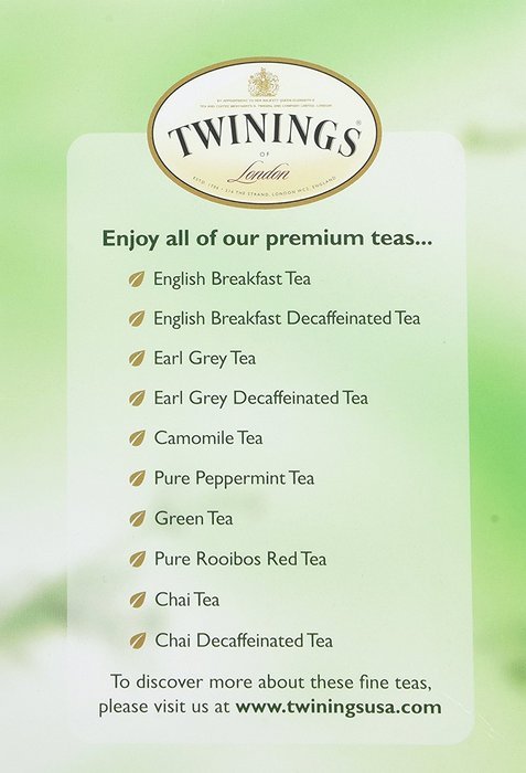 Twinings Pure Peppermint Tea 48-Count K-Cups for Keurig Brewers N4
