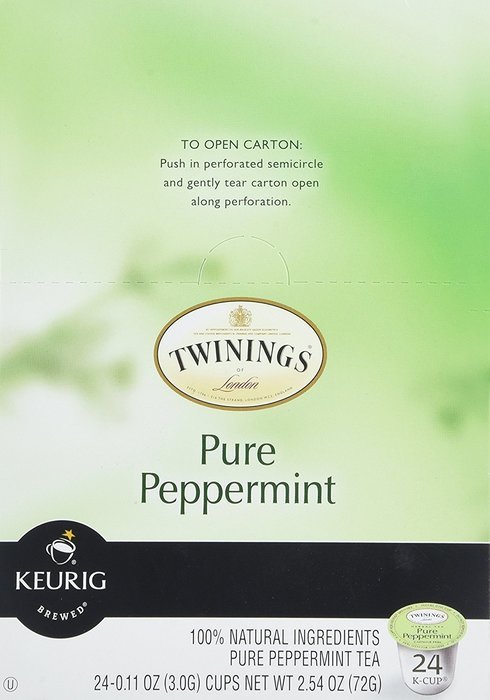 Twinings Pure Peppermint Tea 48-Count K-Cups for Keurig Brewers N6