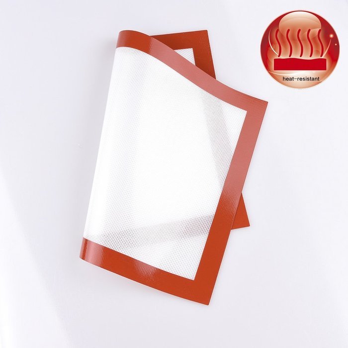 Silicone Baking Mat, Set of 2, Non-stick Reusable Baking Liner, Macaron/pastry/cookie/bun/bread Making Sheet,40cm... N7