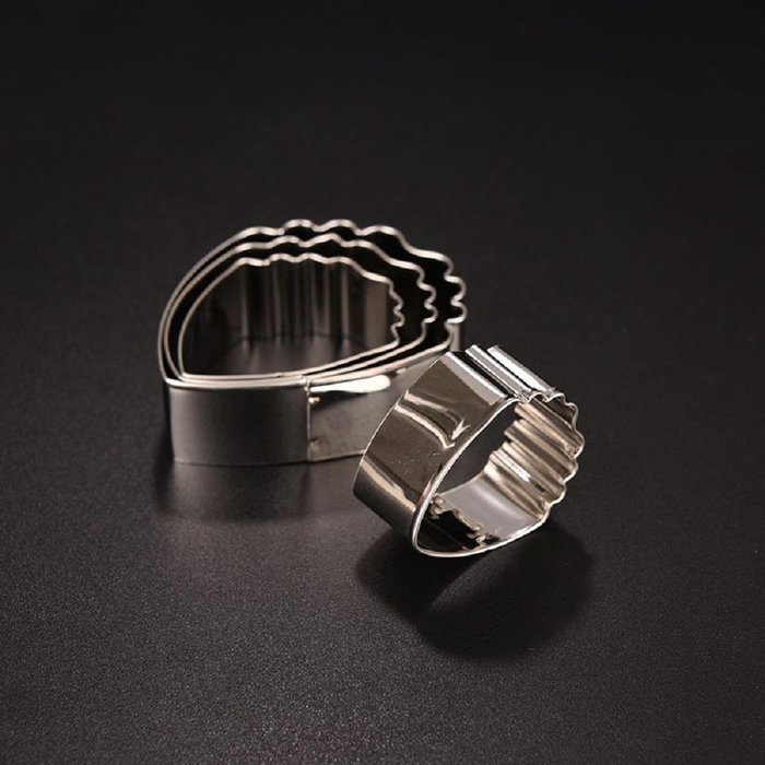 4U-Lucky Stainless Flower Shape Candy Shape Cake Cookie Cutter Fondant Biscuit Baking Mould N3