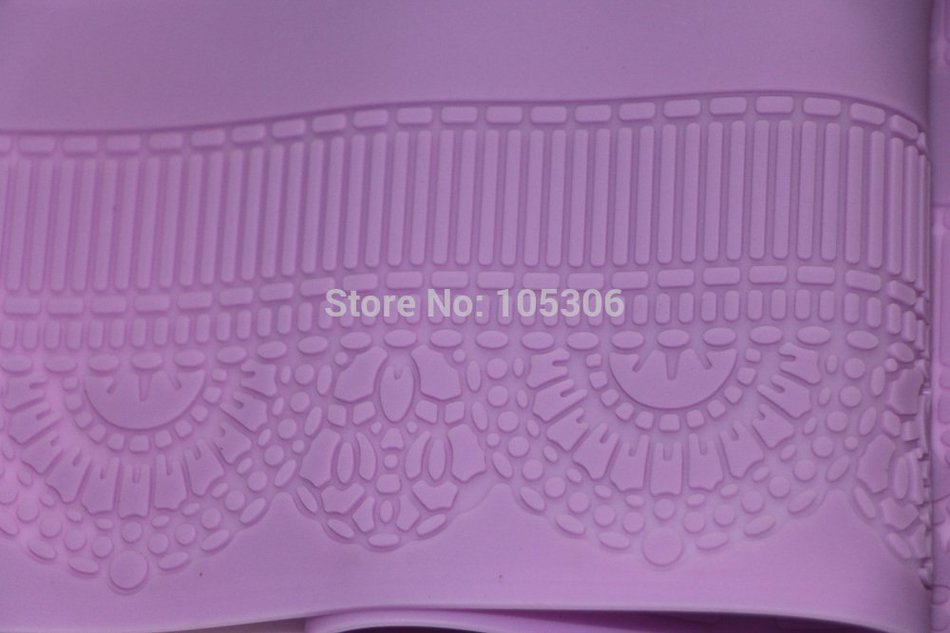 Anyana Fondant Silicone Embossing Mat Alcazar Lace Sugarcraft Mold Cake Decorating Tool N5