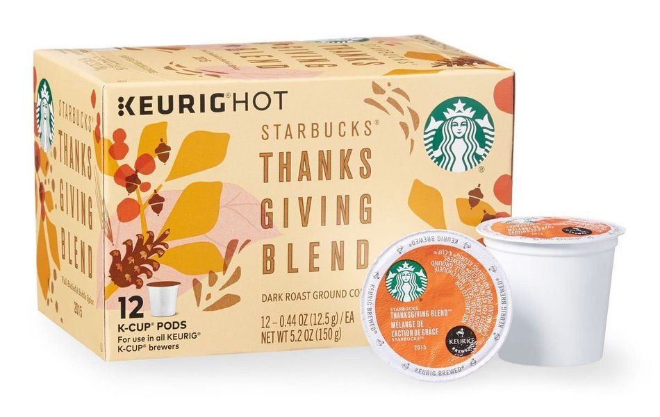 Starbucks Thanksgiving Blend K Cup - 12 Count