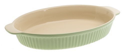 Typhoon Vintage Green Oval Baking Dish Large