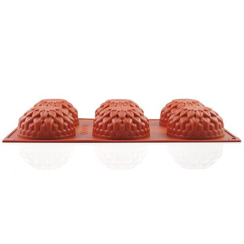 2win2buy 6-Cavity Flower-shaped Silicone Mold Chocolate Cake Pudding Cookie Bakieware N2