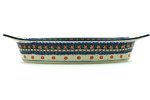 Polish Pottery Oval Baker with Handles 18-inch N3