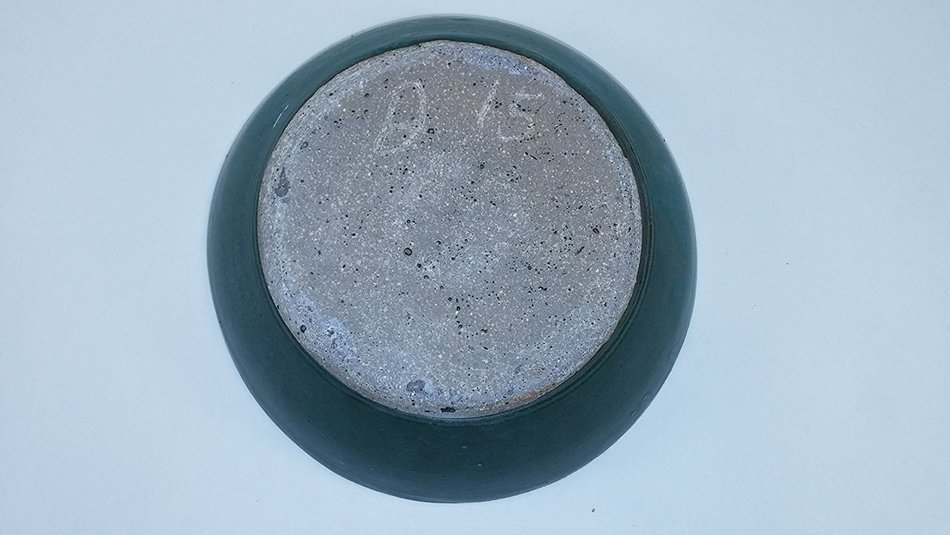 Aunt Chris' Pottery - Hand Made Clay - Individual Apple Baking and Serving Dish - With Molden-In - Fast Baking... N14