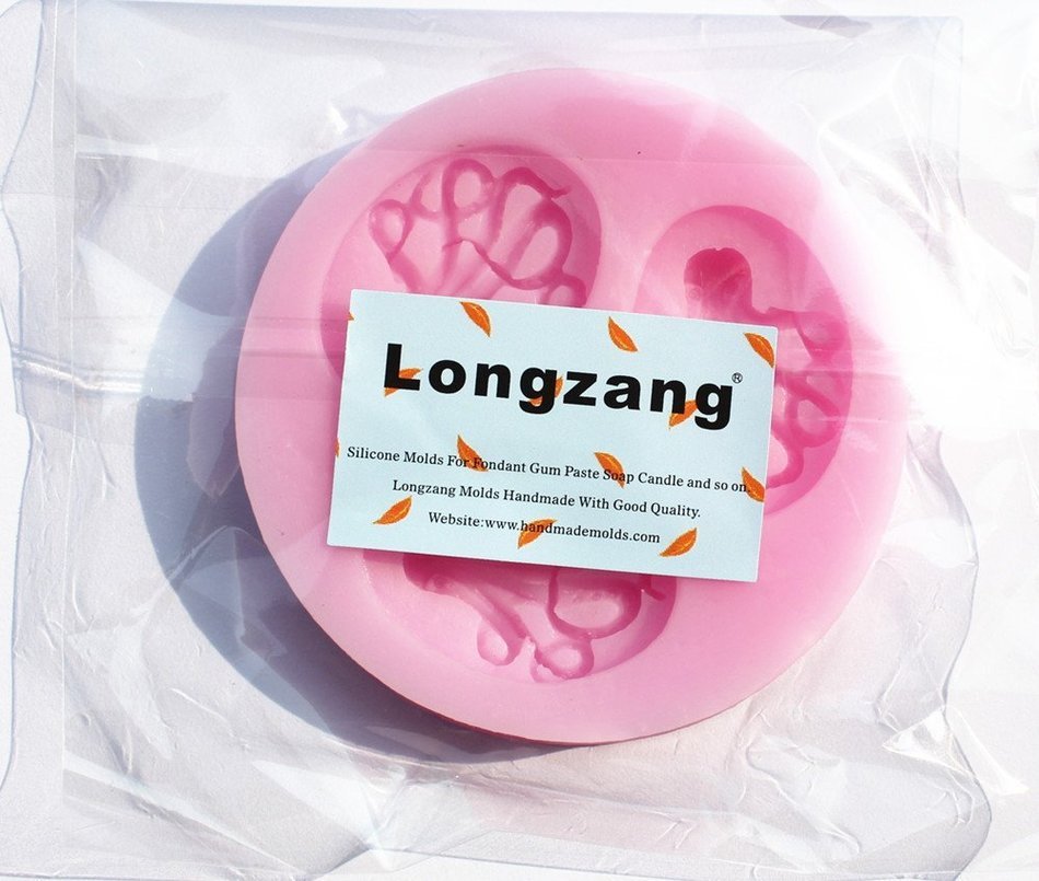 Longzang mini Octopus F0074 Fondant Mold Silicone Sugar mini mold Craft Molds DIY Cake Decorating