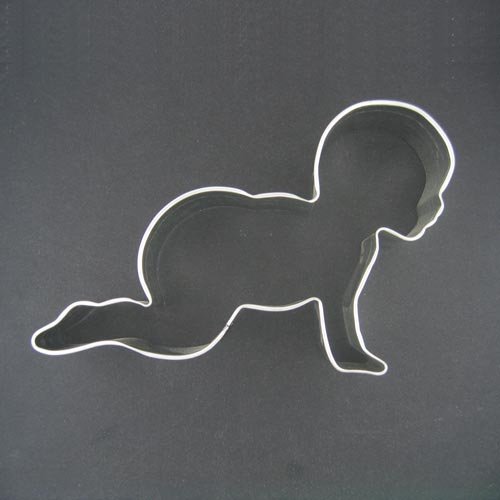 CRAWLING BABY 5" Cookie Cutter - Great for Baby Shower Party Favor Treats