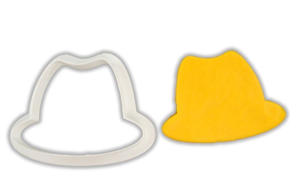 Fedora Hat Cookie Cutter - STANDARD - 3 Inches