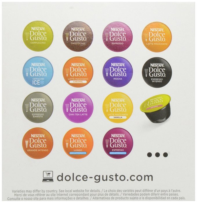 Nescafe Dolce Gusto Caf? Au Lait (Pack of 3, Total 48 Capsules) N3