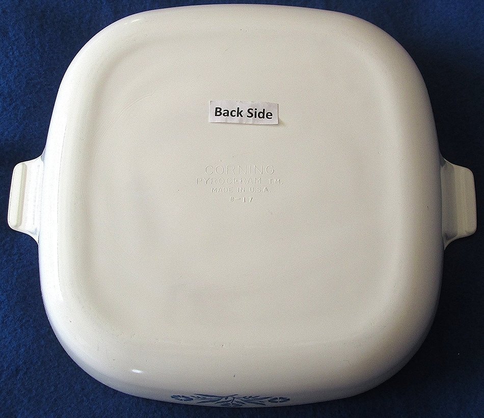 Corning Ware Blue Cornflower B-17 Pyroceram 10" Casserole - No Lid N3