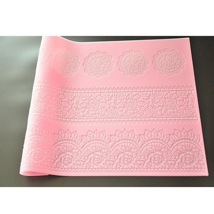 Joinor Lace Silicone Mat Silicone Mold Cake Decorating Supplies Random Color N4