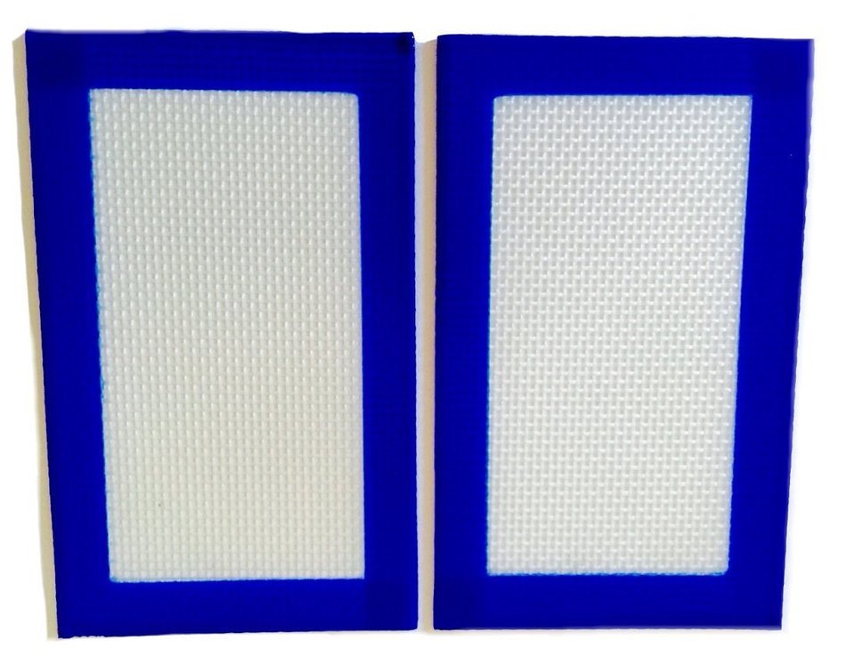 Your Daily Chef Non Stick Silicone Dab Mat Baking Cookie Sheet Set of 2,8.5 Inches X 11 Inches Green N11