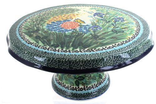 Polish Pottery Teresa Cake Plate