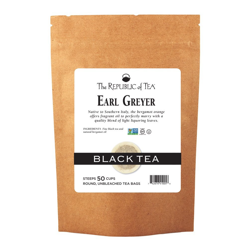 The Republic Of Tea Ginger Peach Black Tea, 50 Tea Bags, Premium ...