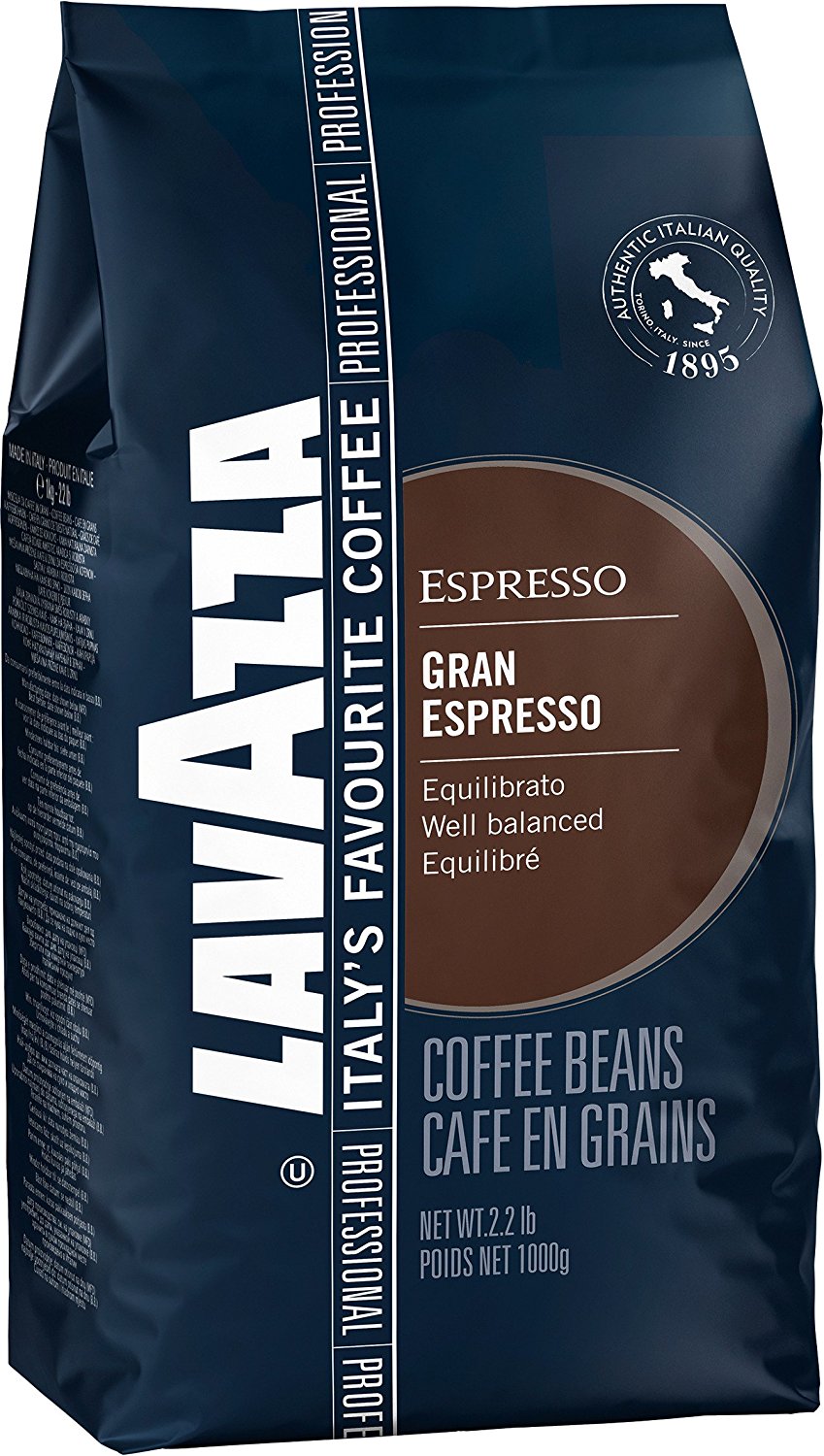 Lavazza Grand Espresso - Whole Bean Coffee, 2.2-Pound Bag Free Image ...