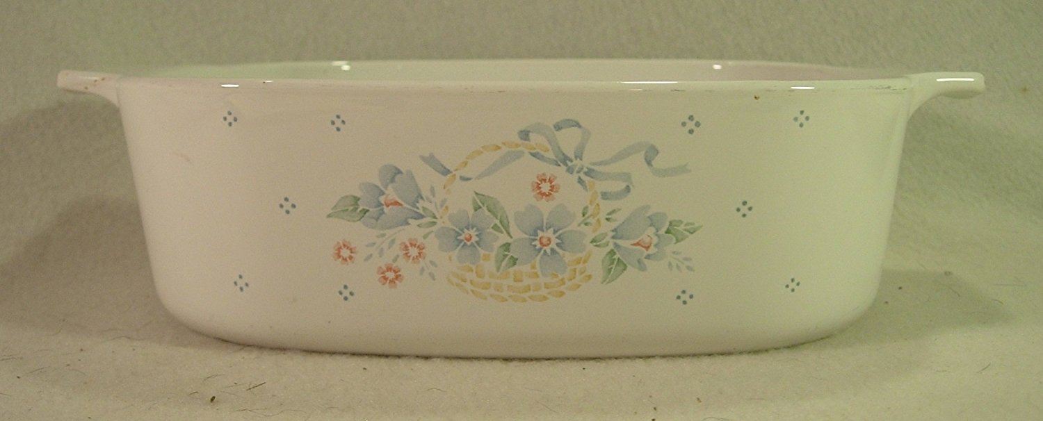 Corning Ware Country Cornflower Pattern Casserole A-2-B, no lid 2 quart ...