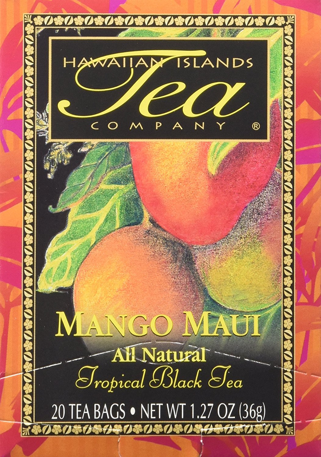 <b>Mango</b> Maui Black Tea 20 Tea bags image.