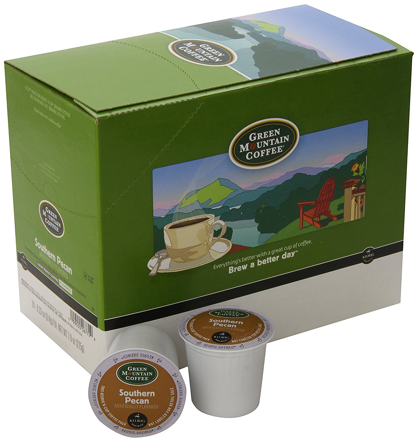 Green Mountain Coffee Southern Pecan, Light Roast, KCup Portion Pack