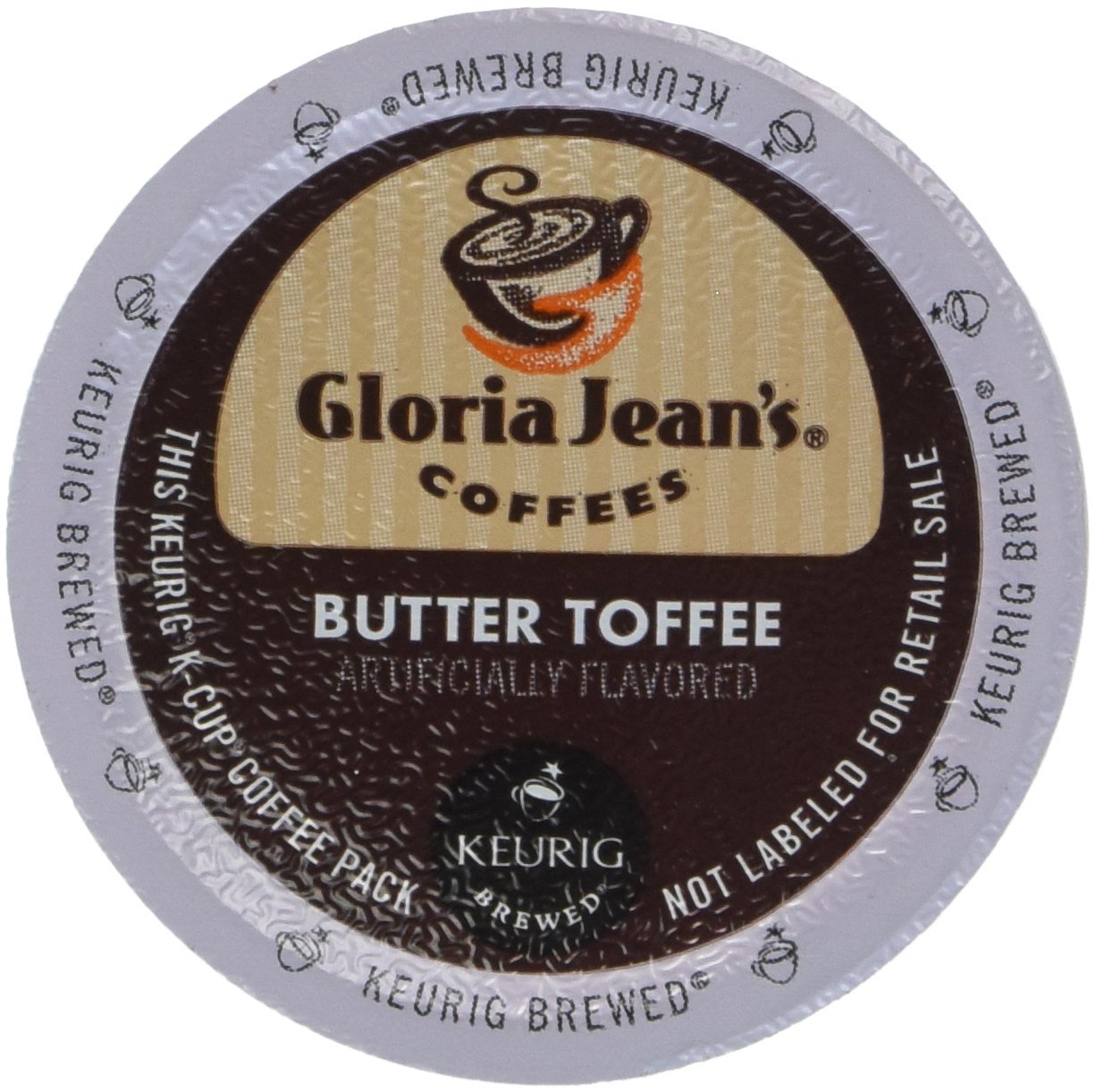 Keurig KCup Gloria Jeans Butter Toffee Coffee 24 KCups free image
