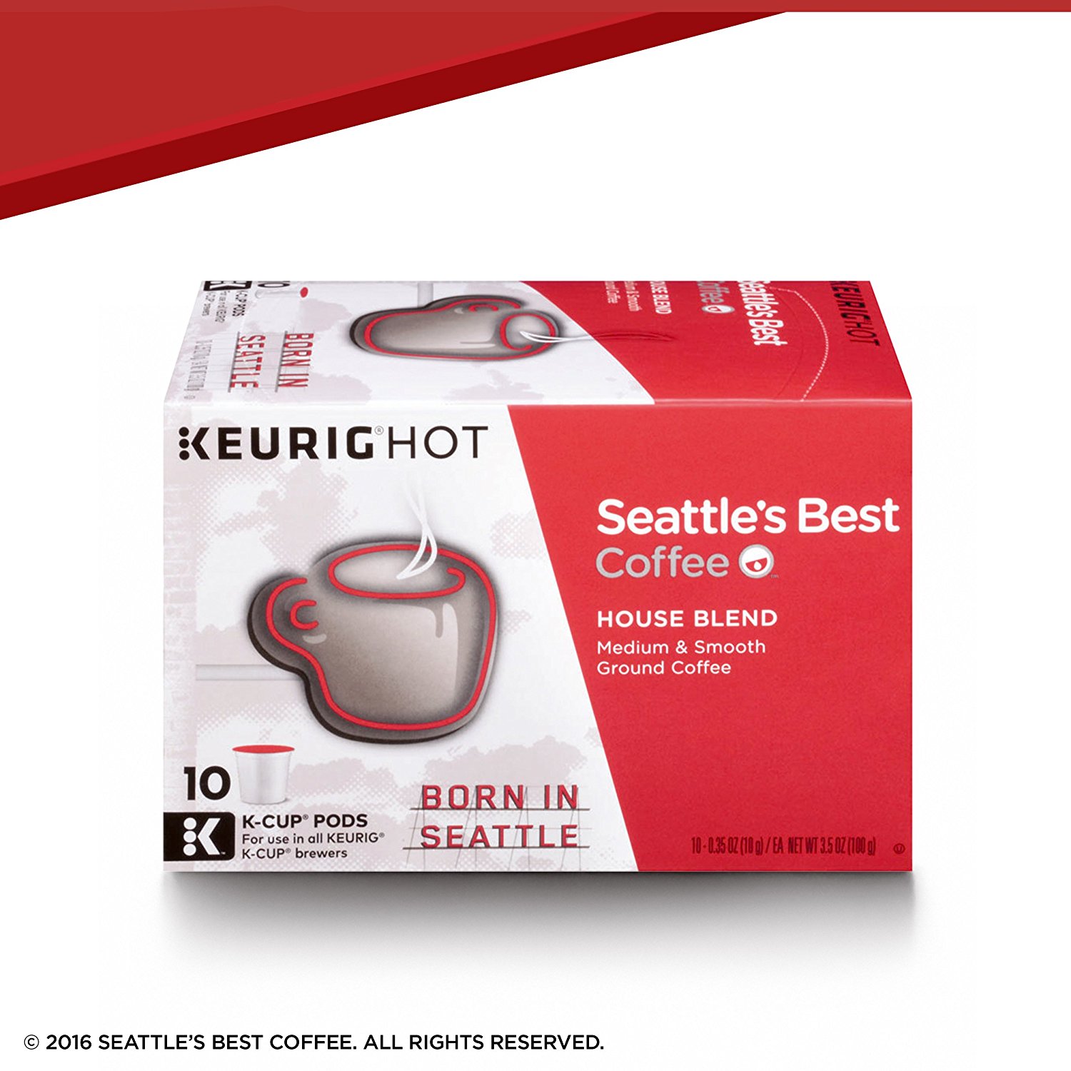 Seattle's Best Coffee House Blend, KCup for Keurig Brewers, 60 Count