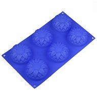 Wholeport Silicone Cake Mold Mould Muffin Cups Cake Pan Ice Mold 6-Sun Flowers Mold