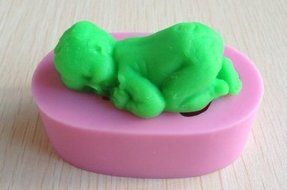 3D Silicone Baby Mold Cookware Dining Bar Non-Stick Cake Decorating fondant soap mold