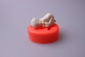 3D Silicone Baby Mold Cookware Dining Bar Non-Stick Cake Decorating fondant soap mold N2