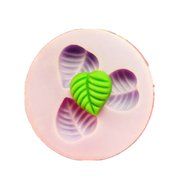 niceeshop(TM) 3 Cavity Flower Shape Decorating Party Silicone Cake Mold Fondant Baking Mold,Random Color N6