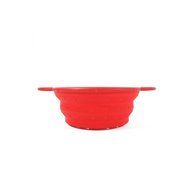 Silicone Collapsible Colanders Strainer Set (Red) #L #M #S N2