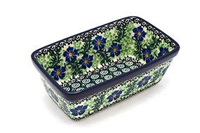 Polish Pottery Baker - Mini Loaf Pan - Sweet Violet