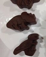 DINOSAURS Silicone Cake Pan Mold - Baking, Chocolates, Mini Cakes, Muffins, and for Crafts like Soap and Candles. N3