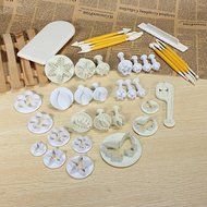 "12Sets 37PCS Fondant Cake Decorating Mold Set 04021" shopping