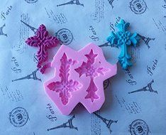 Lariy 3D Silicone Cake Cross Modeling Cake Decoration for Baking Chocolate Mold N2