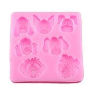 3D Cartoon Dogs Silicone Cake Mold Fondant Cake Decorating Tools N2