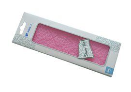 FOUR-C Sweet Lace Mat Cake Craft Silicone Mold Sugarcraft Tools Color Pink N3